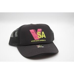 Vote Save America Trucker Hat Snapback Black Cap OTTO VSA Political OSFM